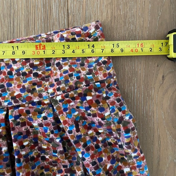 Anthropologie Elevenses Colorful Aerial Confetti Dot Button Skirt 2 - Picture 12 of 13